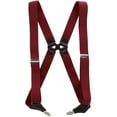 thumbnail image 1 of Aisenin  Elastic Solid Color Dress Ubee Side Clip Suspenders (Men), 1 of 2