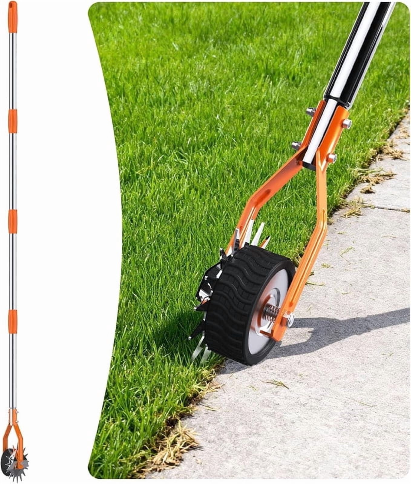Aishkimo Wheel Rotary Edger Lawn Tool - 67 inch Wheel Rotary Lawn Edger ...