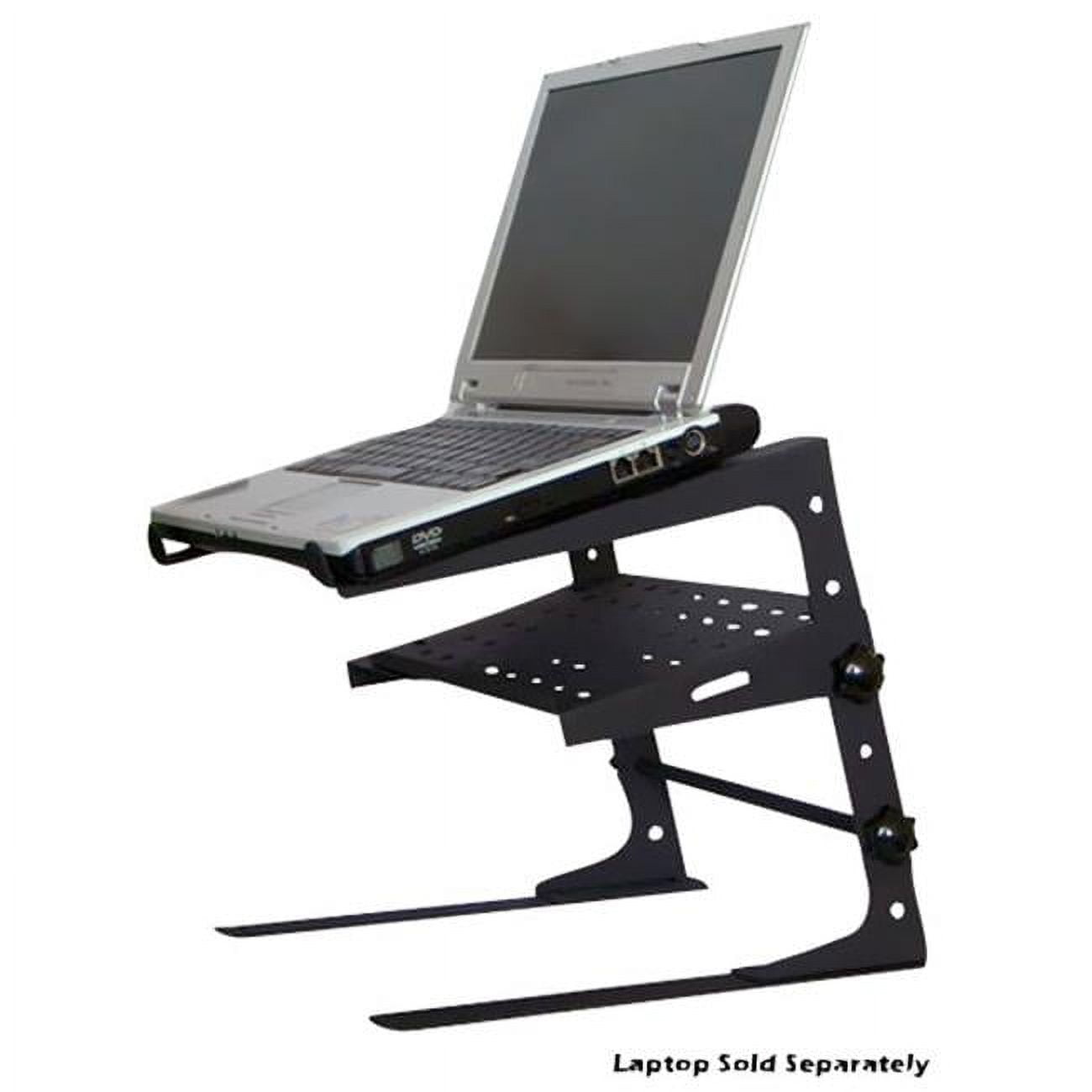 Aishtec Laptop Computer Stand for DJ with Storage Shelf