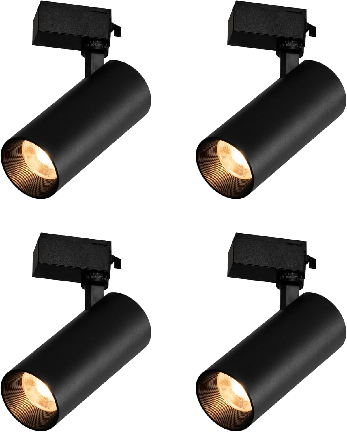 Aisilan LED Dimmable H Track Lighting Heads Adjustable Angle