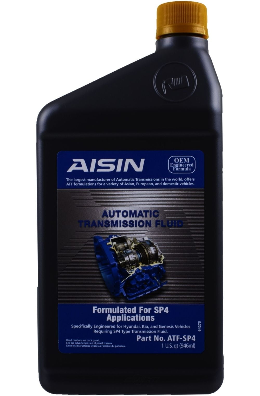 Aisin Automatic Transmission Fluids Hyundai/Kia Multi-Vehicle Automatic Transmission Fluid, 1 qt