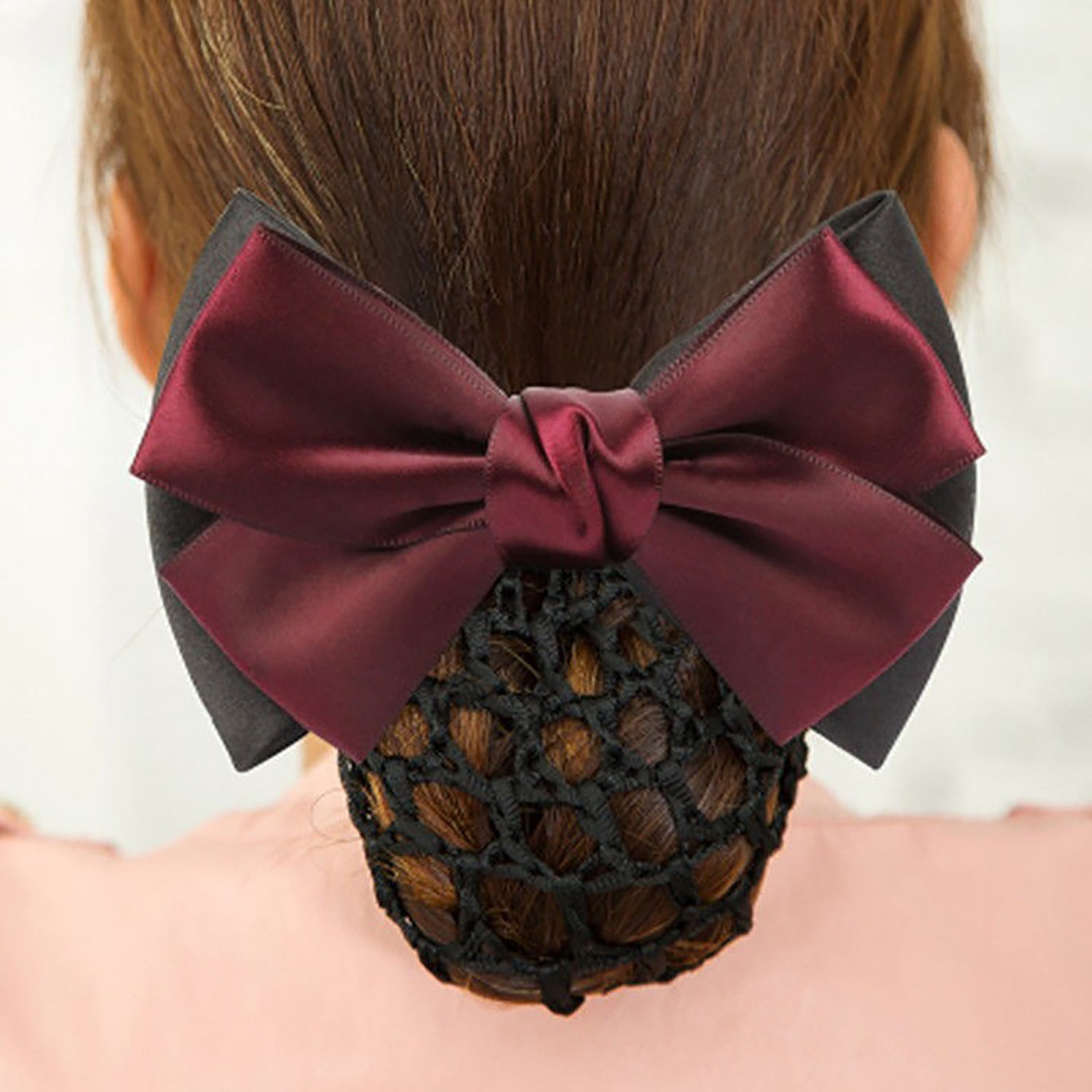 Aisiwm Lightning Deals！Women's Pro Bow Barrette Hair Clip Cover Bowknot