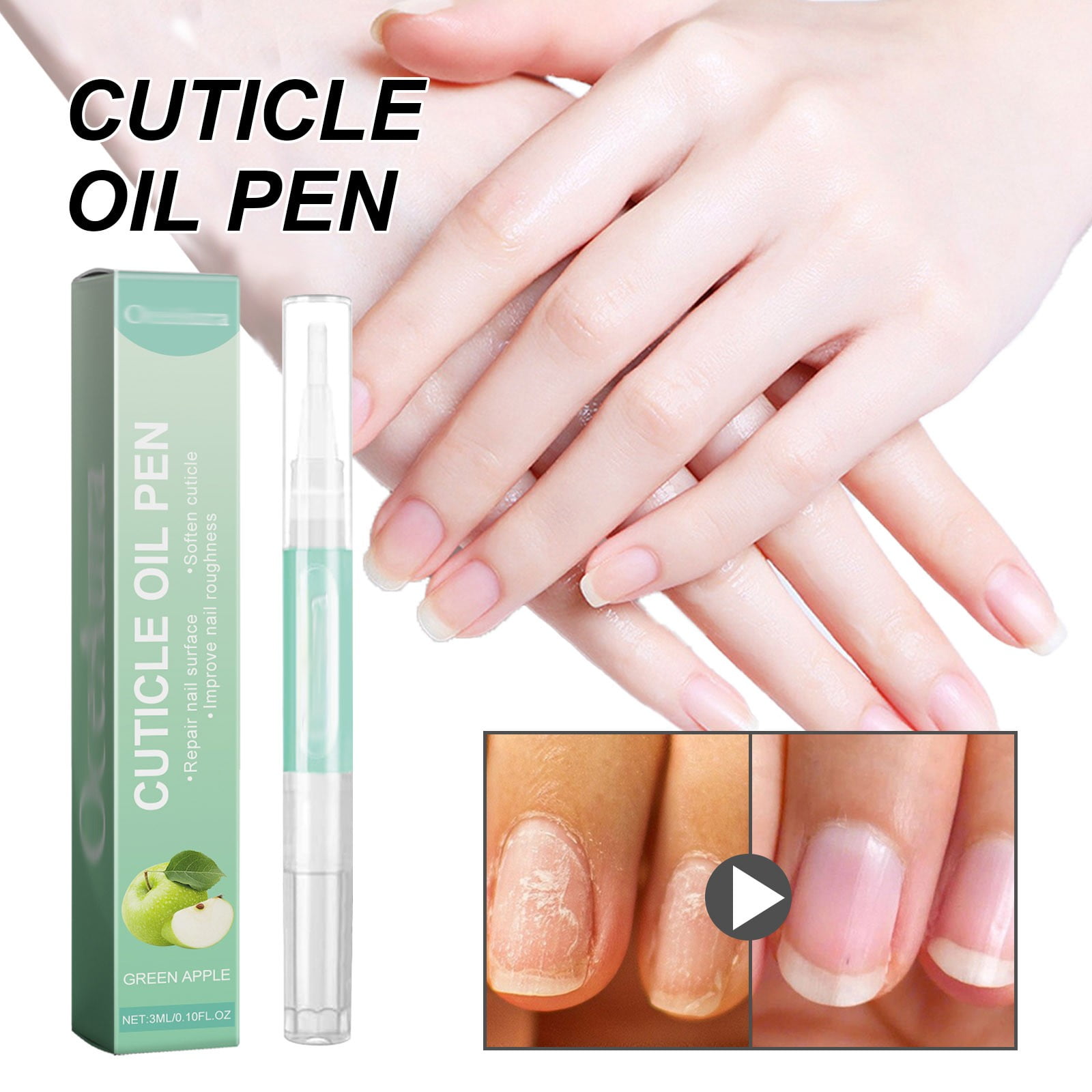 Aisiwm Natural Cuticle Oil Pen 6 Colors Revitalizing Cuticle Oil For