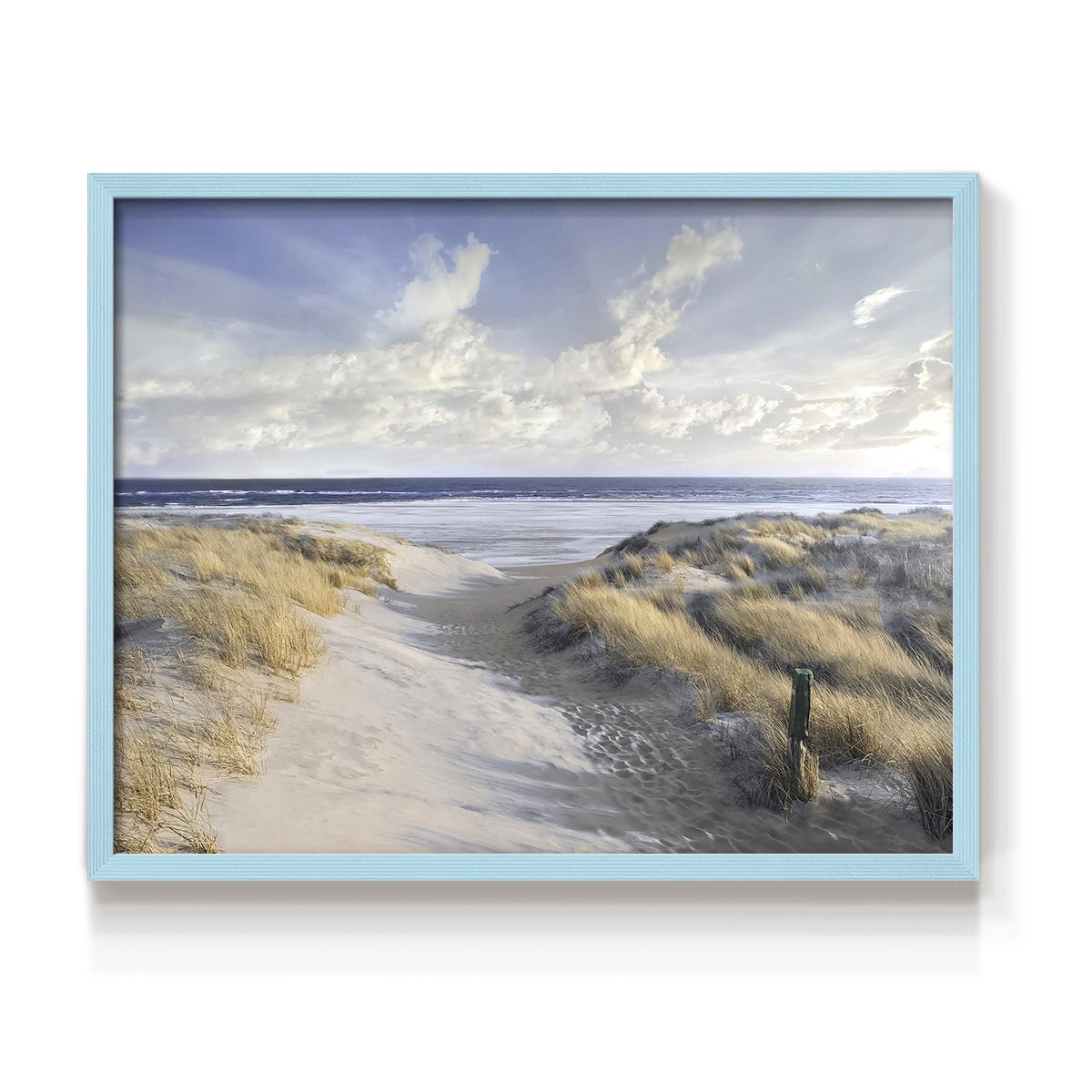 Aisle Marker by Mike Calascibetta - Restickable Framed Giclée Print