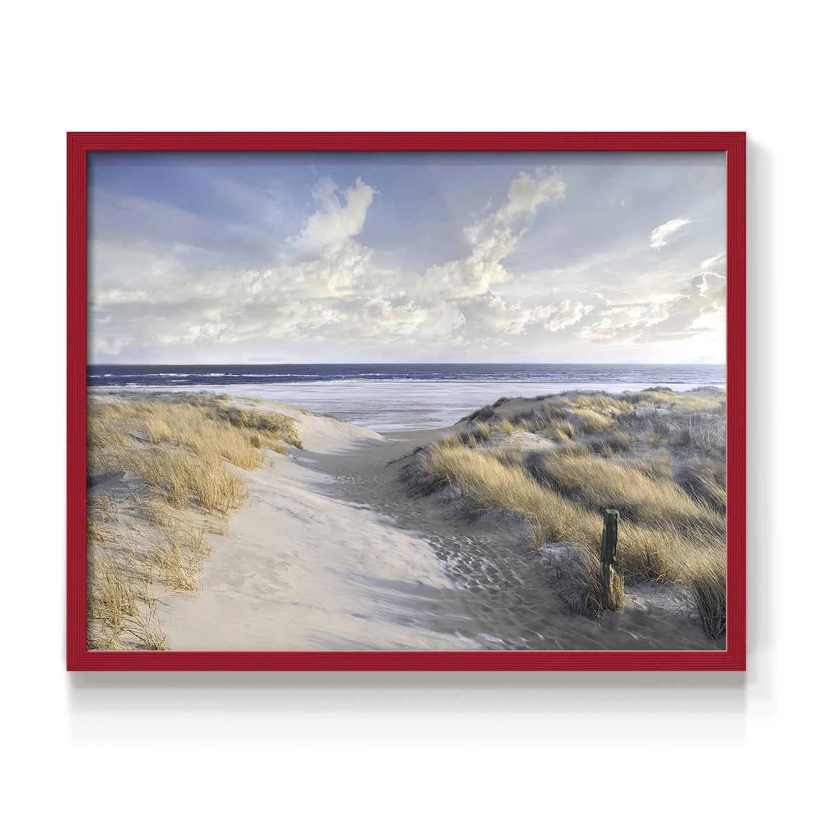 Aisle Marker by Mike Calascibetta - Restickable Framed Giclée Print