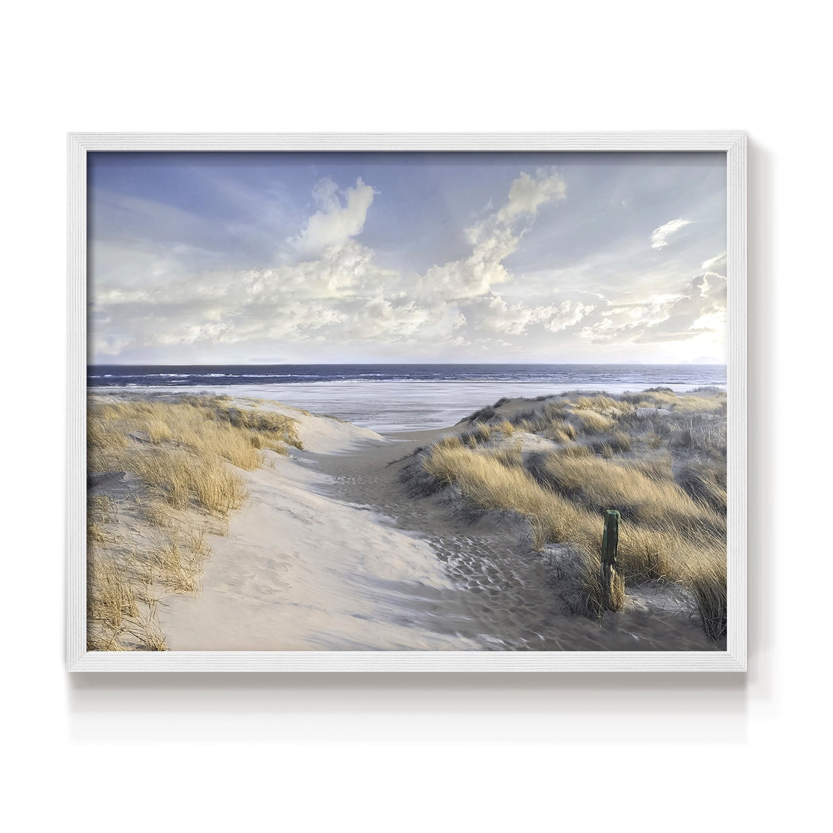 Aisle Marker by Mike Calascibetta - Restickable Framed Giclée Print