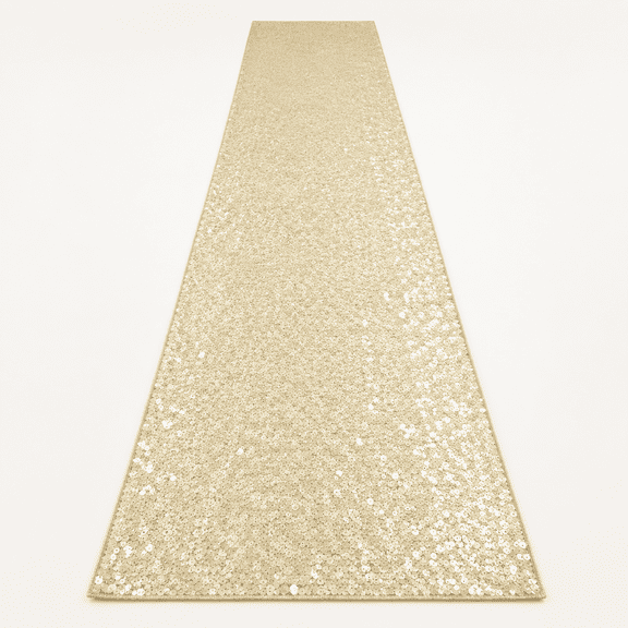 Aisle Runner for Wedding Ceremony 2FTx15FT Sequin Aisle Runner Wedding Outdoor Sequin Fabric Aisle Runners Glitter Aisle Runner Rug for Graduation Birthday Decoration