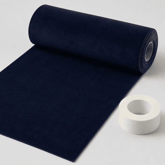 Aisle Runner Wedding Runner Aisle Outdoor 4x20ft Velvet Fabric Carpet Runners Wedding Carpet Runway Rug with Carpet Tape Aisle Floor Runners for Ceremony Banquet Party Decoration
