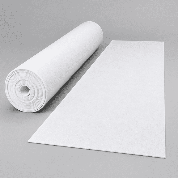 Aisle Runners Wedding Party White Aisle Runner Carpet Rugs for Step and Repeat Display, Ceremony Parties and Events Indoor or Outdoor Decoration 24 Inch Wide x 15 feet Long