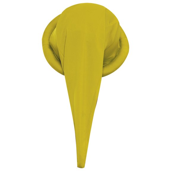 Aislor Christmas Dwarf Hat Gnome Elf Hat Solid Color Pointed Cap for Women Men Halloween Carnivals Yellow One Size