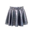 thumbnail image 1 of Aislor Girl's Metallic Skater Skort Dance Athletic Shiny Pleated A-Line Mini Scooter Skirt for Cheerleading Performance, 1 of 7