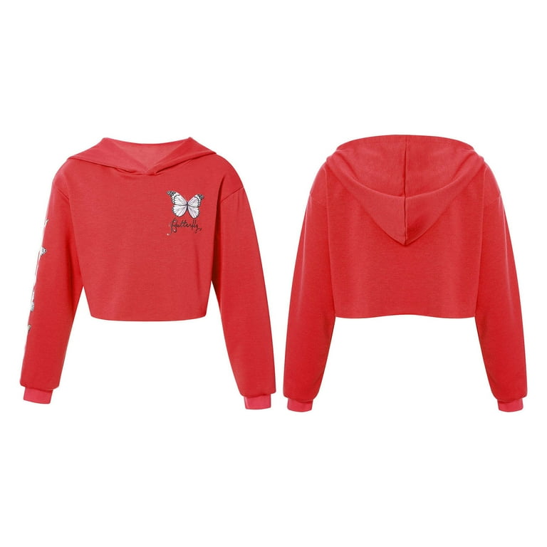 Butterfly sleeve hoodie sale