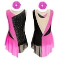 Aislor Girls Figure Ice Roller Skating Dress Gymnastics Leotards