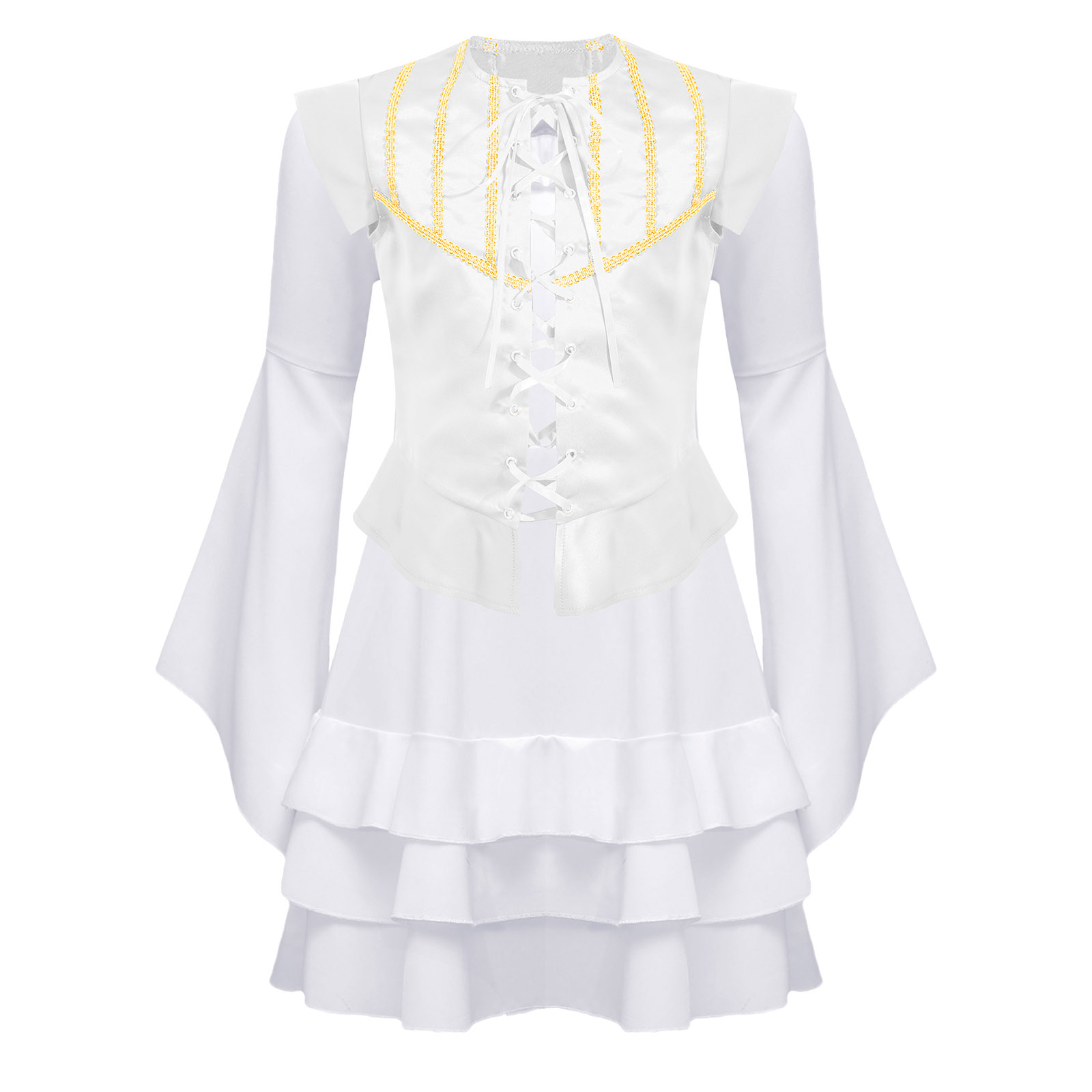 white dress pirate Horizon Jen's Booty Pirate Shirt Ladies White