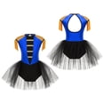 thumbnail image 1 of Aislor Girls Ringmaster Circus Costume Sleeveless Dance Leotard Tutu Dress Magician Bodysuit Royal Blue 8, 1 of 7