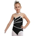 thumbnail image 1 of Aislor Girls Sleeveless Gymnastics Ballet Dance Leotard Sparkly Unitard Athletic Bodysuit Sportswear Silver 12, 1 of 7