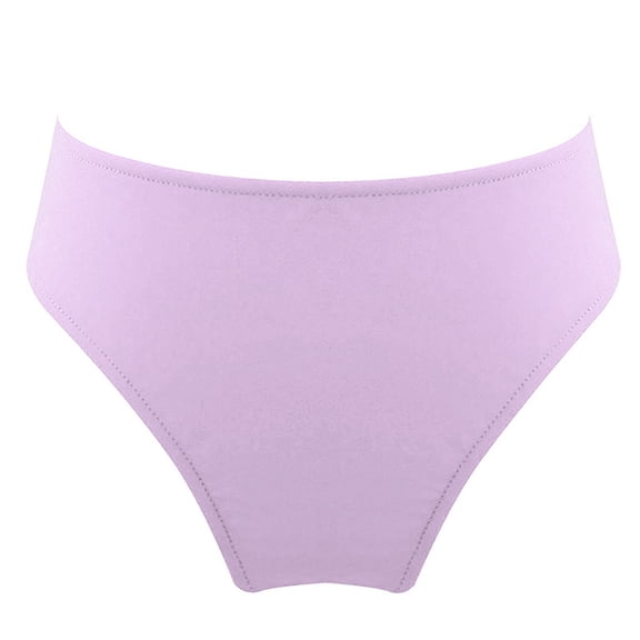 Aislor Girls' Slim Swimming Bottom with Lining UPF50  Sun Protection Rash Guard Swim Brief Lavender 8