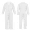 Aislor Kids Boys Fashion Mechanic Coveralls Long Sleeve Zipper Front Jumpsuit Size 6-16 White 10