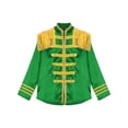 thumbnail image 1 of Aislor Kids Boys Girls Hippie Disco Long Sleeve Tassels 1960s British Pop-Star Jacket Green 6, 1 of 7