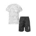 thumbnail image 1 of Aislor Kids Boys Shorts Set Football Jerseys Athletic Sports Suit Quickly Dry T-shirt Shorts Set Size 18M-14 White 3-4, 1 of 7