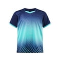 thumbnail image 1 of Aislor Kids Boys Soccer Jersey Short Sleeve Dry Fit Athletic T-shirt Football Sport Team Uniform Navy Blue 3XS, 1 of 7