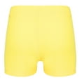 thumbnail image 1 of Aislor Kids Girls Boy Cut Shorts Low Rise Active Dance Shorts Yoga Workout Bottoms Yellow 4, 1 of 7