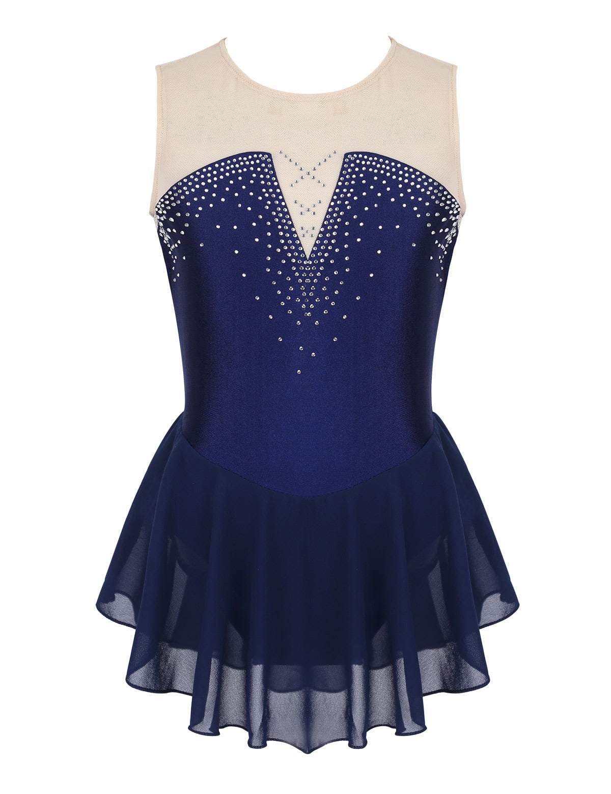Aislor Kids Girls Figure Ice Skating Suit Roller Skating Skirt Ballet