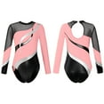 thumbnail image 1 of Aislor Kids Girls Gymnastics Sports Leotard Sparkle Ballet Tumbling Dance Bodysuit Size 6-16 Pink 8, 1 of 7