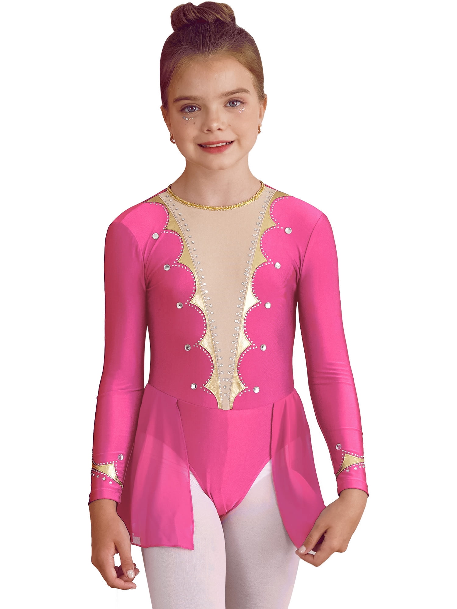 Aislor Kids Girls Halloween Circus Trapeze Show Costume Stage ...