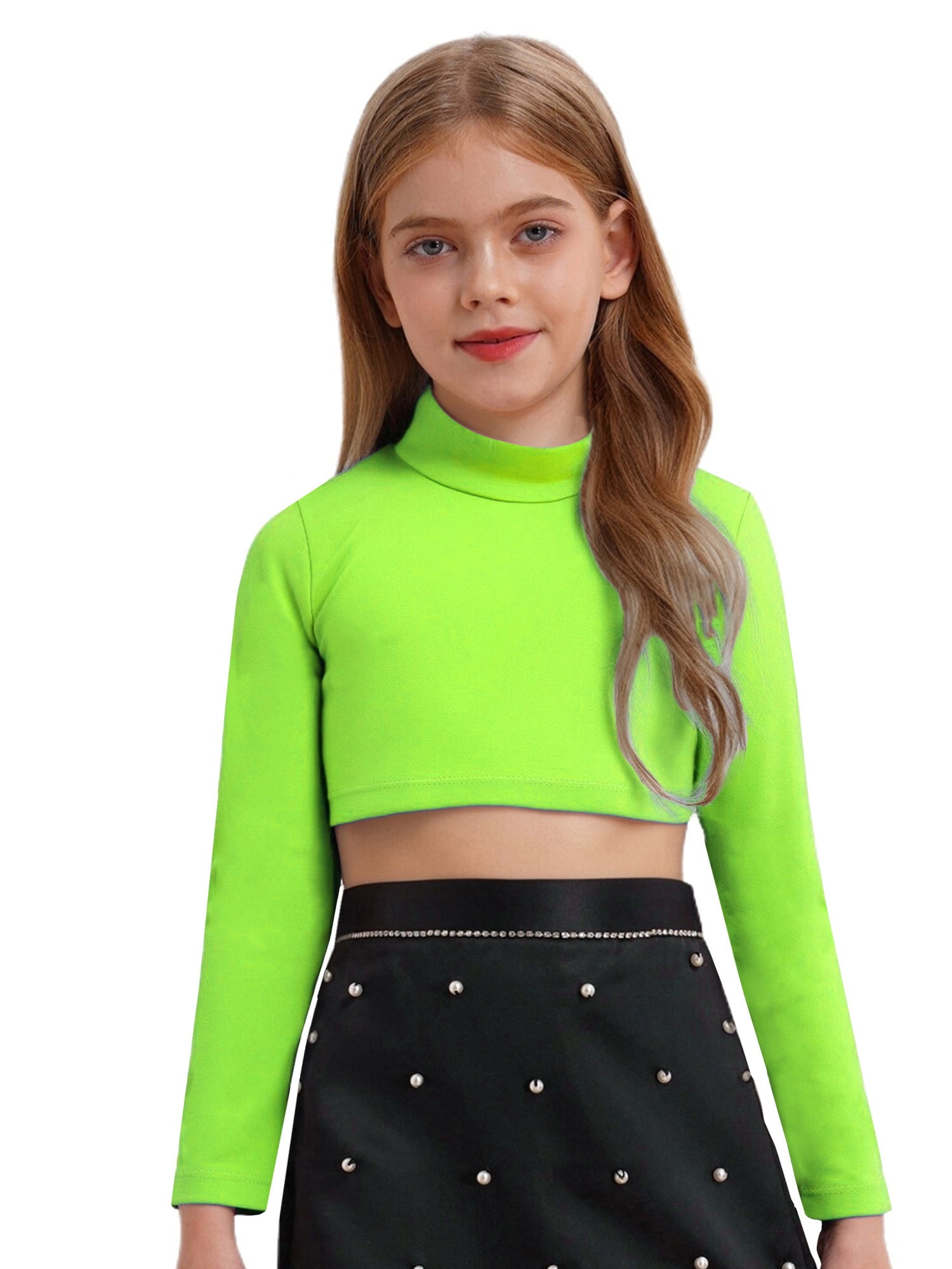 A2Z 4 Kids Maglietta Bambina #Selfie Print – Top Alla Moda In Verde Neon, Tessuto Morbidissimo, Taglie UK 7-13 Anni - 6
