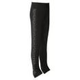 thumbnail image 1 of Aislor Kids Girls Sparkly Figure Skating High Waist Crystals Ice Skating Leggings Practice Pants Size 6-16 A Black 10, 1 of 7