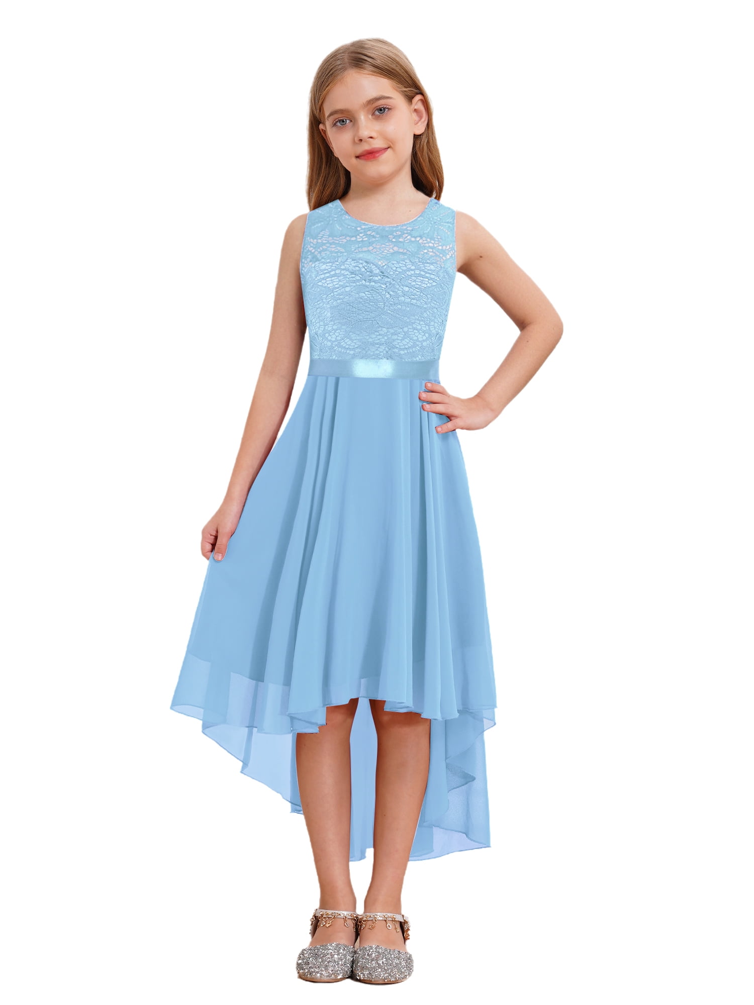 junior light blue dress Baby Blue Junior Dress Prom Dresses Designer Junior Dresses Party Dress Baby Blue Junior