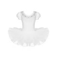 thumbnail image 1 of Aislor Kids Toddlers Girls Sparkly Rhinestones Gymnastics Leotard Tutu Dress Ballerina Ballet Dance Costumes, 1 of 7