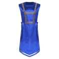 thumbnail image 1 of Aislor Liturgical Dancewear for Women Sleeveless Side Lace-up Church Worship Praise Dance Tunic Dress Royal Blue 3XL, 1 of 6