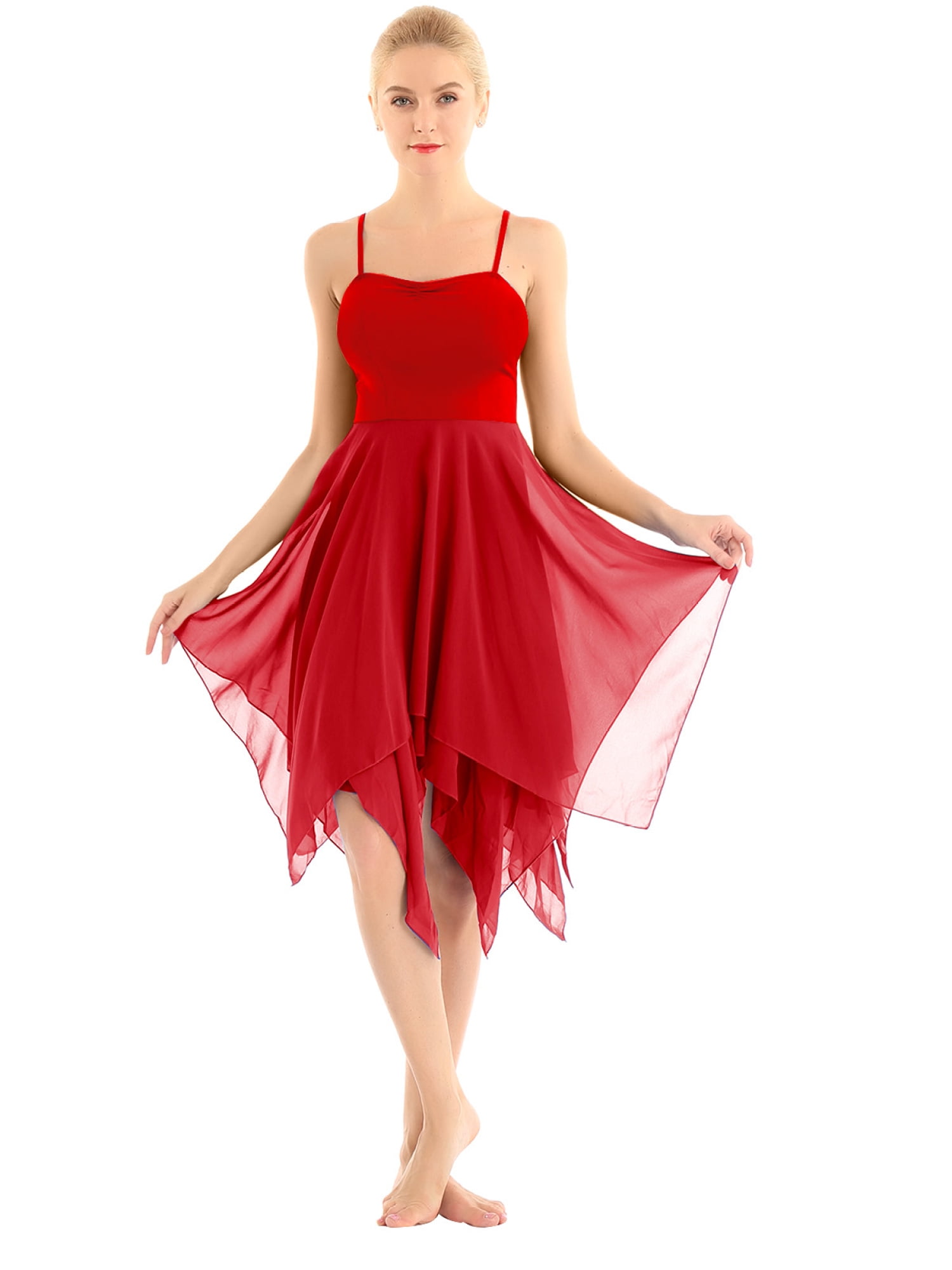 red ballet dress Red And White Ballet Tutu Dress