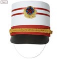 thumbnail image 1 of Aislor Marching Band Hat for Kids Drum Major Hat with Gold TrimToy Soldier Costume Accessories, 1 of 7