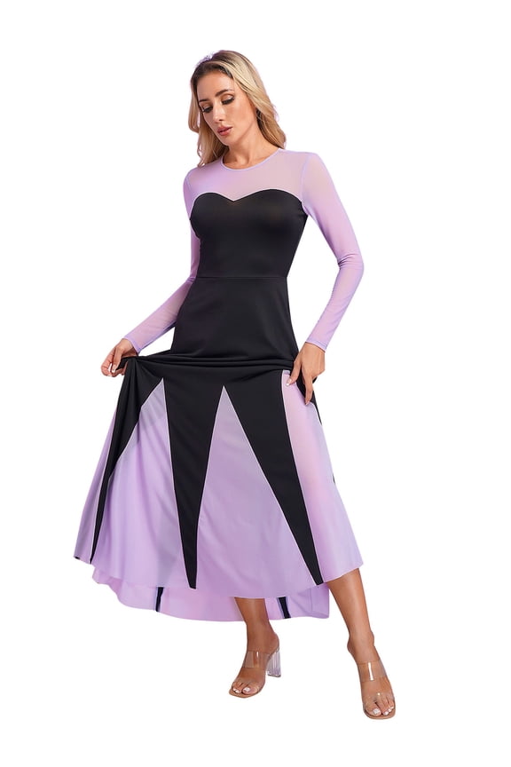 Mermaid Sea Witch Cosplay Women Halloween Party Cosplay Gothic Steampunk Maxi Dress Size S-4XL Black M