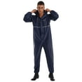 thumbnail image 1 of Aislor Rain Suit for Men & Women One Piece Waterproof Coveralls Reflective Strip Rainsuit A Navy Blue 3XL, 1 of 7