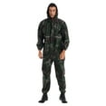 thumbnail image 1 of Aislor Rain Suit for Men & Women One Piece Waterproof Coveralls Reflective Strip Rainsuit Camouflage XL, 1 of 7