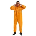 thumbnail image 1 of Aislor Rain Suit for Men & Women One Piece Waterproof Coveralls Reflective Strip Rainsuit Yellow 3XL, 1 of 7