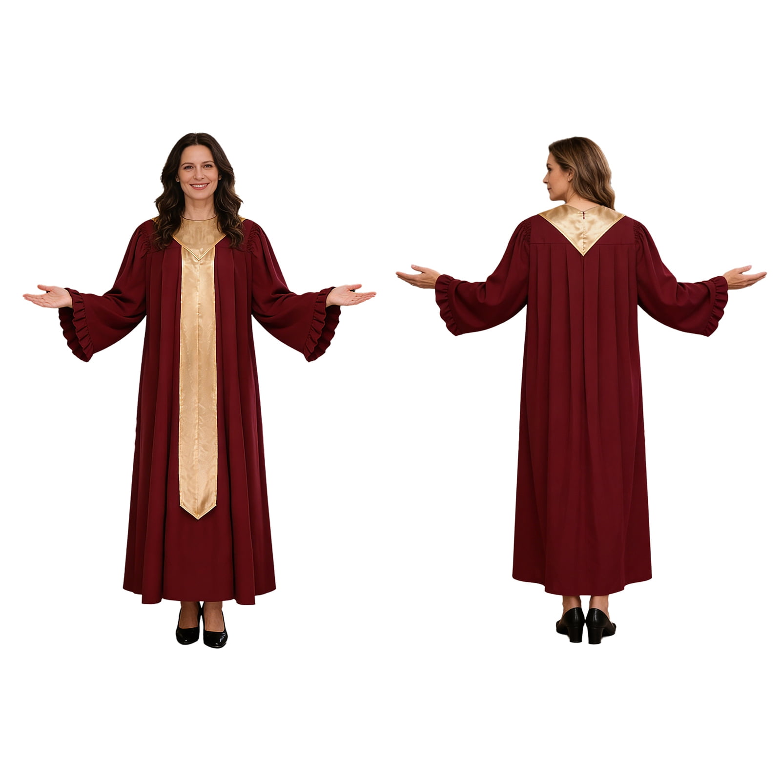 Aislor Women Church Choir Worship Robe Liturgical Praise Dance Dress ...