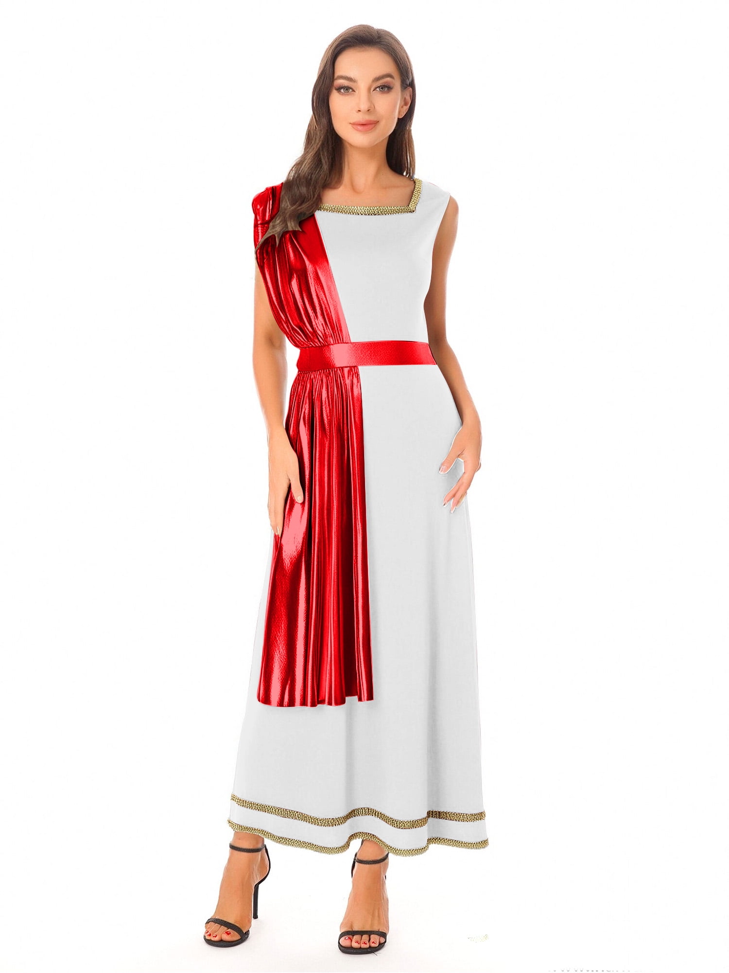 Toga Costume Sholeno Women's Ancient Greek Princess Toga Dress - Roman  Empress Costume For Halloween & Cosplay (S-3XL) Greek Princess Costume