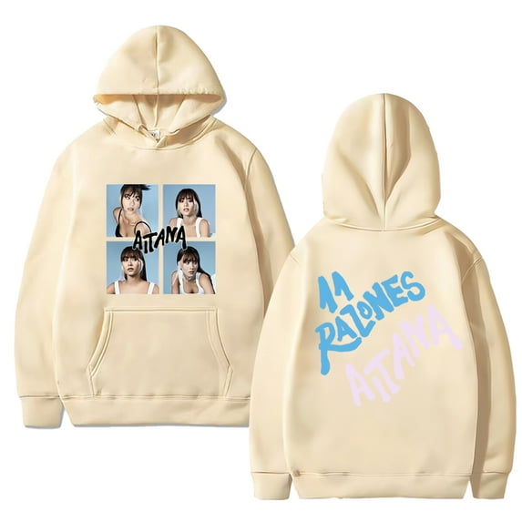 Aitana Ocana Hoodie Vintage Y2K Warm Fleece Unisex Long Sleeve Pullover Casual Streetwear Sweatshirt