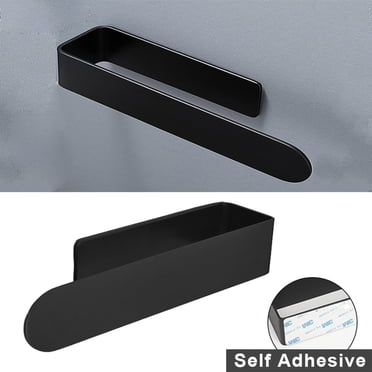 2 Pack Self Adhesive Towel Holders - 9 Inch 304 Stainless Steel, No Drill Wall Mount For Bathroom & Kitchen, Silver