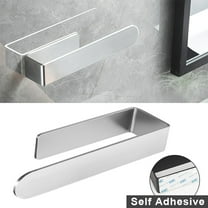Aiteng Self Adhesive Bathroom Towel Rack, Rustproof Stainless Steel Hand Towel Holder No Damage, Easy to Install Towel Racks for Bathroom