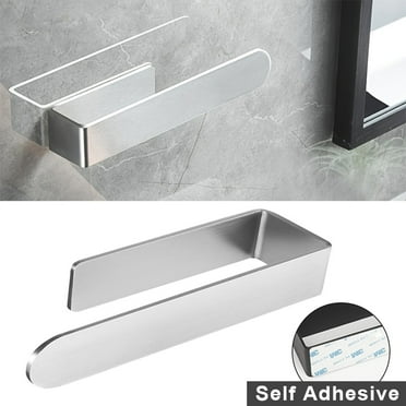 Aiteng Self Adhesive Bathroom Towel Rack, Rustproof Stainless Steel Hand Towel Holder No Damage, Easy to Install Towel Racks for Bathroom