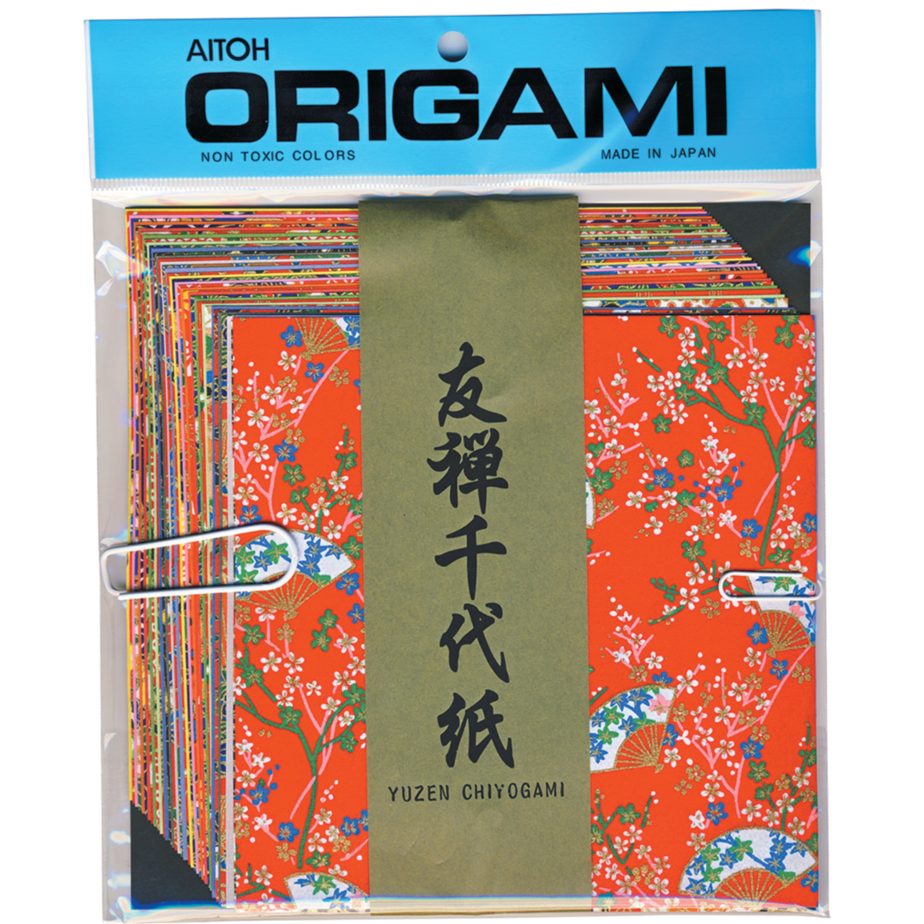 Aitoh Chiyogami Washi Paper Yuzen Decorative, 57/8"