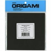 Aitoh Origami Paper 5.875"X5.875" 50/Pkg-Black