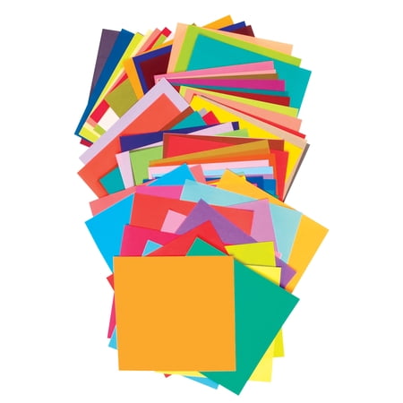 Aitoh Square Origami Paper, 5-7/8 X 5-7/8 in, Assorted Color, Pack of 100