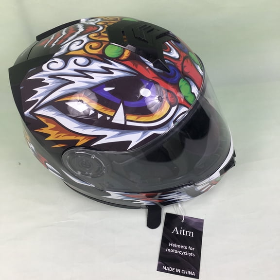 Aitrn Helmets For Motorcyclists, Comfort Fit, Lightweight Yet Durable Shell